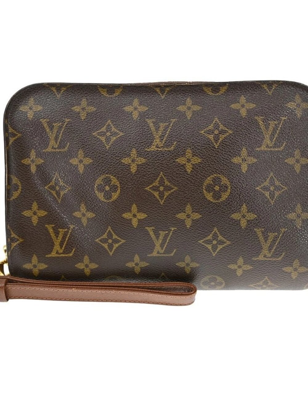 LOUIS VUITTON ORSAY CLUTCH HANDBAG MONOGRAM CANVAS M51790 AR0095 RQ02384